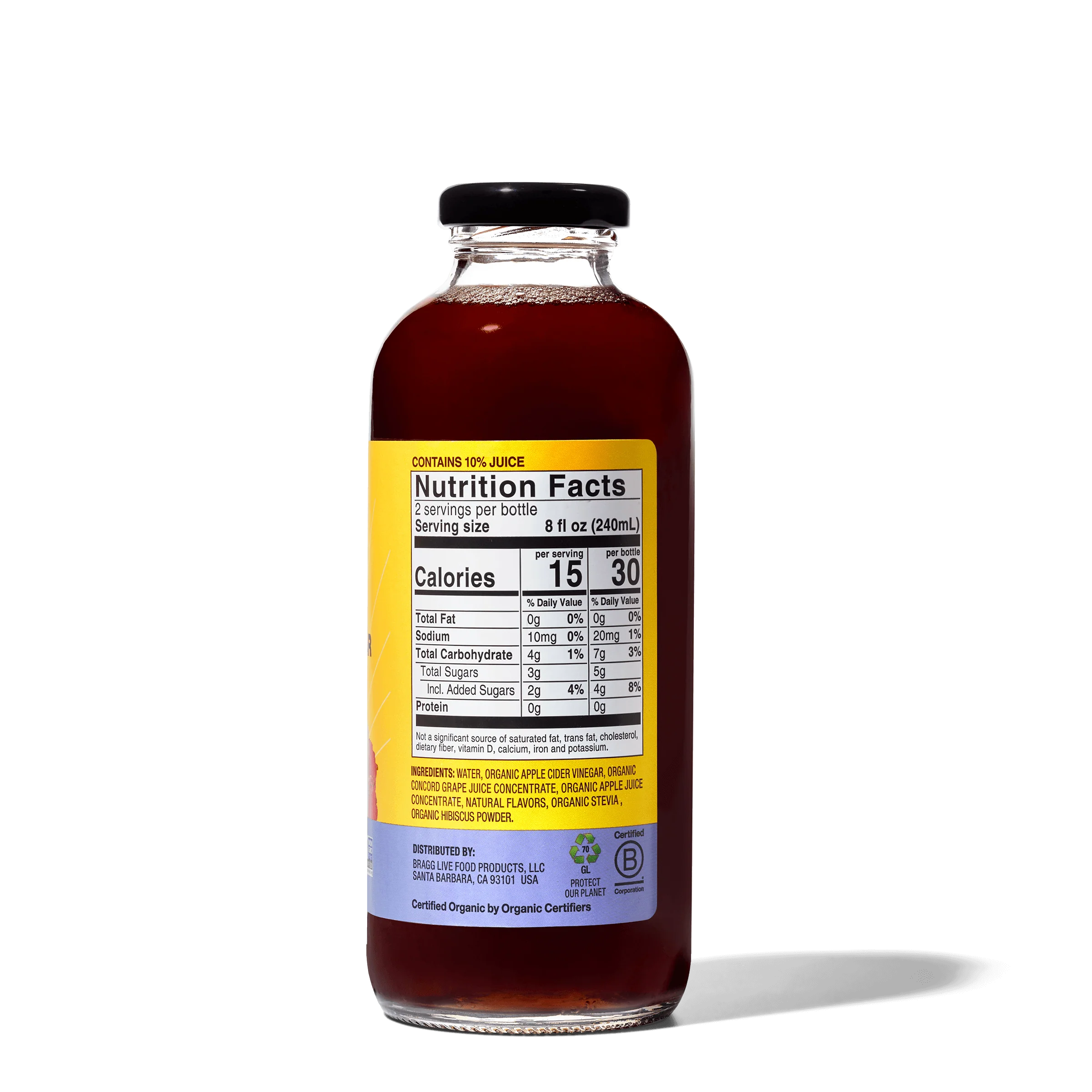 Apple Cider Vinegar Refresher, Concord Hibiscus, 2 Pack - Image 3