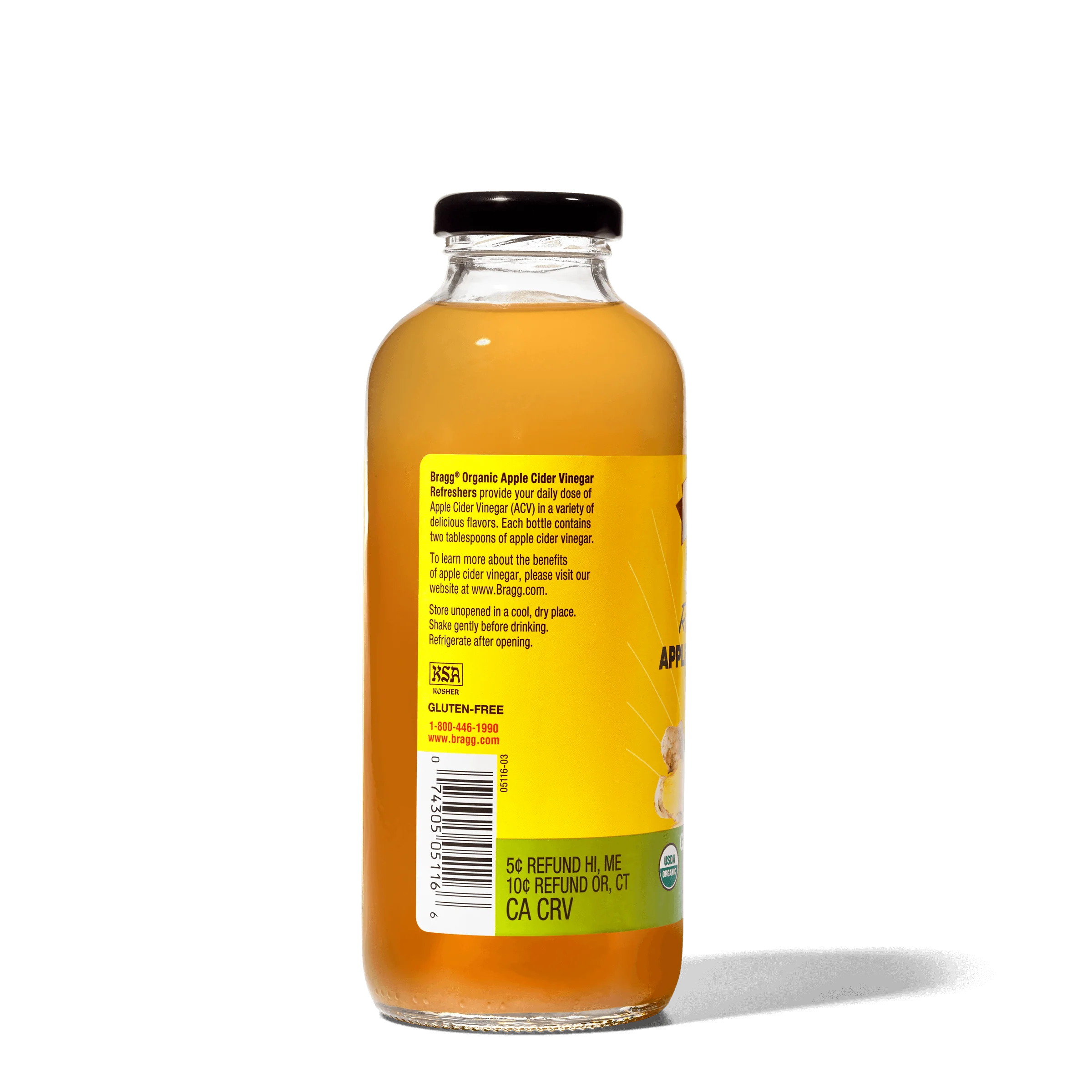 Apple Cider Vinegar Refresher, Ginger Lemon Honey, 2 Pack - Image 4