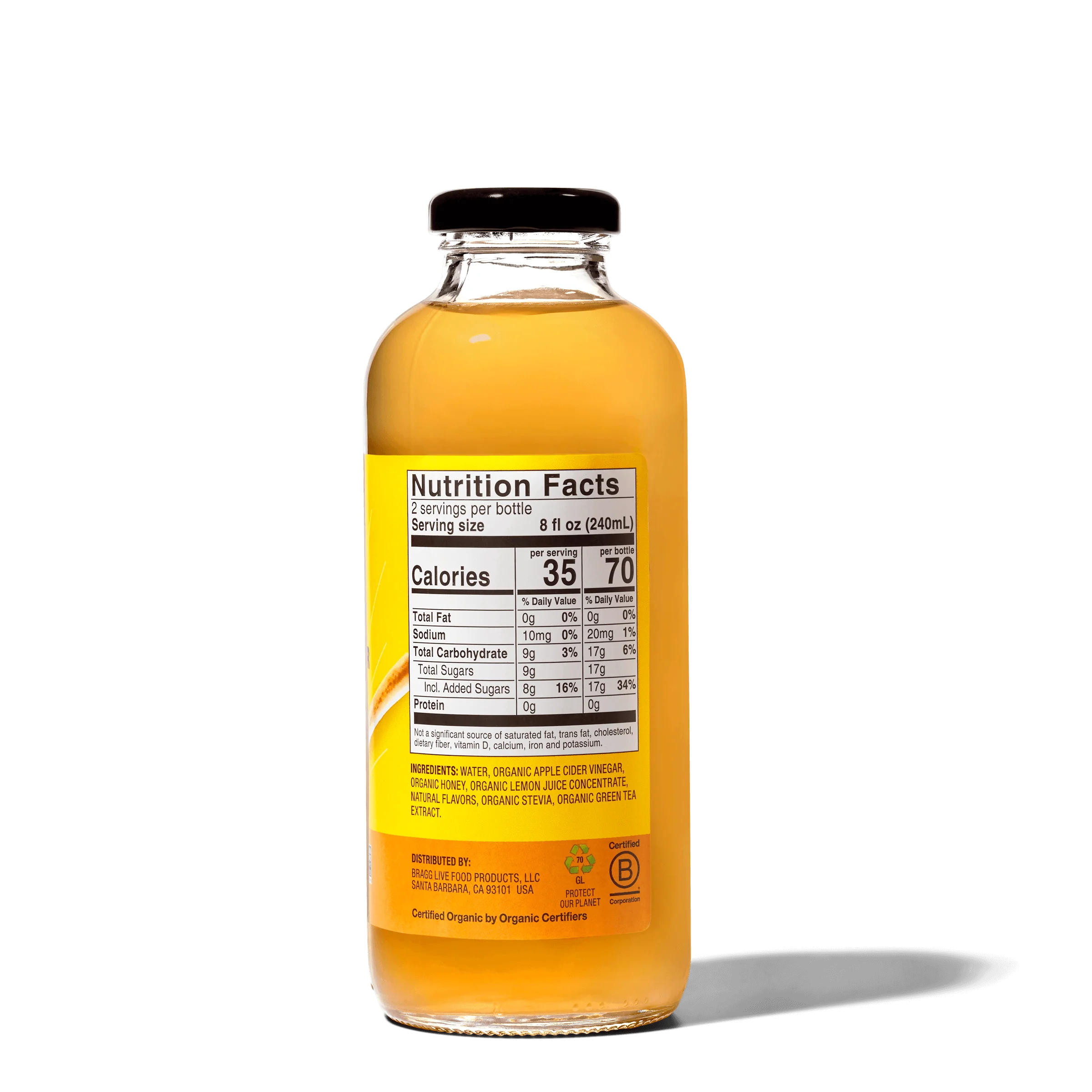 Apple Cider Vinegar Refresher, Honey Green Tea, 2 Pack - Image 3